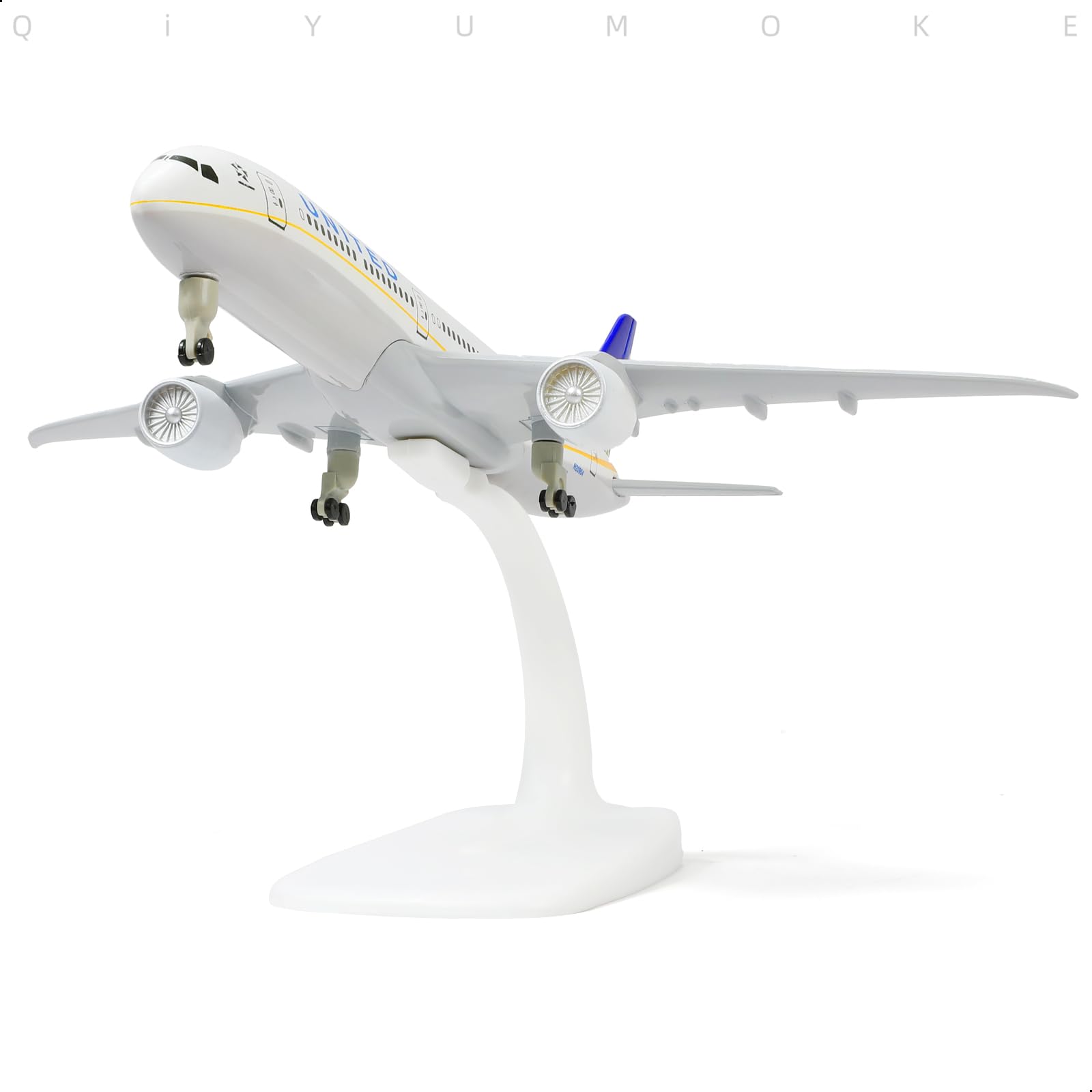 Amazon.co.jp: QIYUMOKE 1/300 ユナイテッド航空 787 飛行機模型